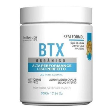 Imagem de Btx Capilar Orgânico Anti Frizz  For Beauty 500g