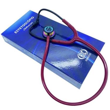 Imagem de Estetoscópio BIC Eternity  Adulto e Pediátrico VINHO Rainbow