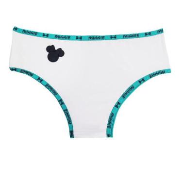 Imagem de Kit 7 Calcinha Infantil Pingente Minnie Tanga Menina Criança Atacado R