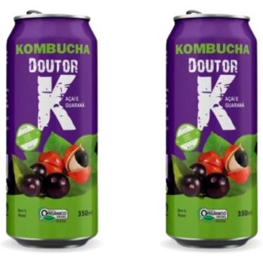 Imagem de 2x Kombucha Guaraná e Açaí 350ml Doutor K - Kombucha Doutor K