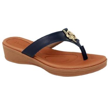 Imagem de Tamanco usaflex plataforma ref af0406 feminino, 36, Azul