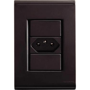 Imagem de Tomada 20a liz grafite tramontina