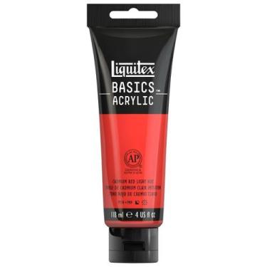 Imagem de Tinta Acrilica Liquitex Basics 118ml - 510 Cadmium Red Light Hue