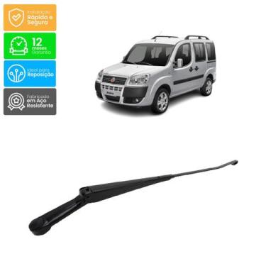 Imagem de Haste Braço Limpador de Para-Brisa Fiat: Doblo 01/17 - Esquerdo - Gran