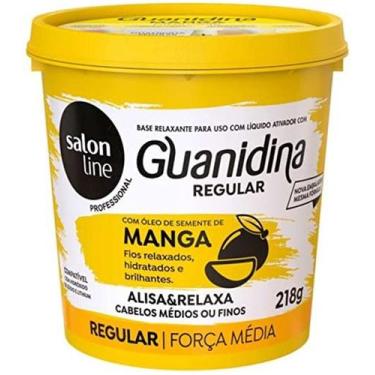 Imagem de Guanidina Óleo Semente de Manga Alisa e Relaxa Salon Line 218gr