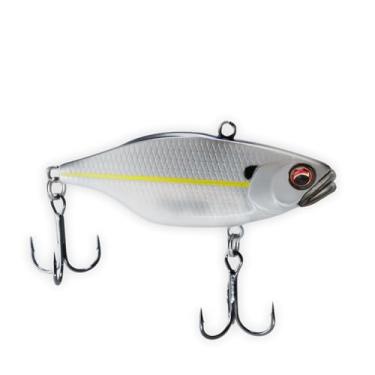 Imagem de U.S.A. BASS TACKLE Isca dura de acabamento premium M-Series Lipless Crankbait com ganchos de agudos do proprietário para pesca de robalo gigante largemouth Smallmouth (Chartreuse Shad, M-75)