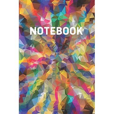 Imagem de Notebook - Geometric Colorful Print -A beautiful and unique dot grid notebook/bullet journal. Travel Friendly. 200 pages. 90gsm paper.