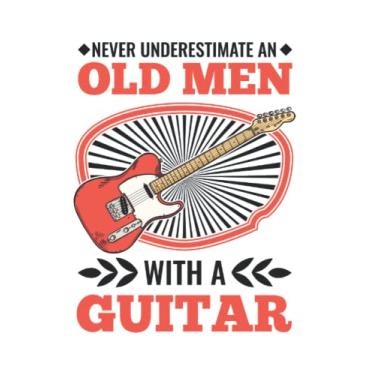 Imagem de Gitarrist Tagesplaner: Gitarrist Alter Mann Gitarre E-Gitarre Bassgitarre/Kalender 2022 / Wochenplaner Tagesplaner Planer/Planungsbuch To-Do-Liste / 6x9 Zoll / 100 ausfüllbare Seiten