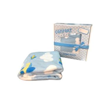 Imagem de Manta Cobertor Macio Para Bebê Confort Baby Hazime 110x90cm Antialergi