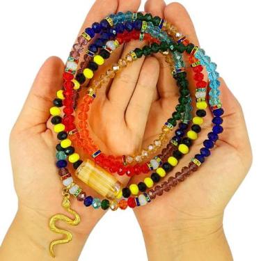 Imagem de Colar Guia Cristais Orixá Oxumarê - Balaio de Santo