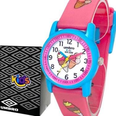 Imagem de Relógio Infantil Umbro Original 1 Ano De Garantia Criança-Feminino