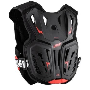 Imagem de Colete Motocross Proteção Leatt 2.5 Junior Preto Trilha, Preto, S-M