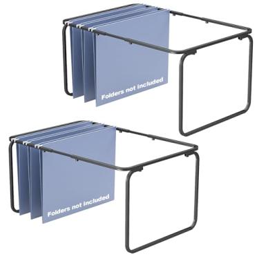 Imagem de TOPCJ Moldura ajustável para pasta de arquivos, tamanho legal/carta (pacote com 2)