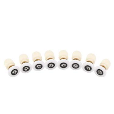 Imagem de 8pcs Brass ABS Deslizando o Chuveiro de Vidro do Chuveiro, Porta do Chuveiro Corredor de Chuveiro Portas de Chuveiro Rolinhos de Chuveiro de Chuveiro Polas de Porta do Banheiro