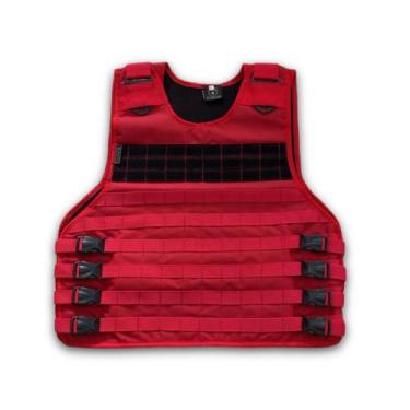 Imagem de Capa De Colete Modular vermelha Bombeiro Civil Brigadista - AQUILES, V