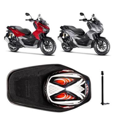 Imagem de Forração Honda ADV 160 Baú Forro Scooter Preto + 1 Antena - Jaspe Atel