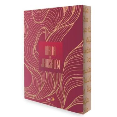 Imagem de Biblia Jerusalem - Media - Folhagem Dourada - Paulus