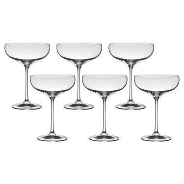 Imagem de Taça Coupe de Cristal Bohemia 290 ml Megan 6 Peças - Bohemia Crystal