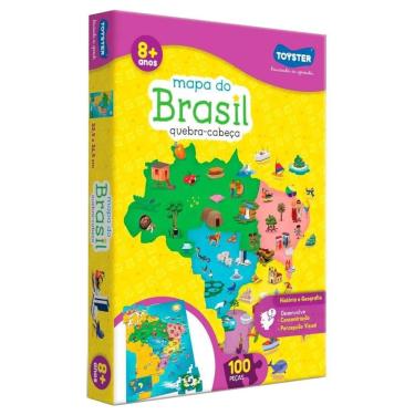 Imagem de Quebra-Cabeça Infantil Mapa do Brasil - Toyster