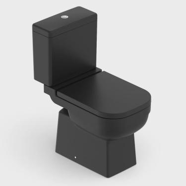 Imagem de Kit Bacia com Caixa Acoplada Assento Termofixo Elite Celite