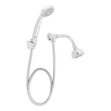 Imagem de Ducha Com Chuveirinho - Design Moderno - Celite - Prateado