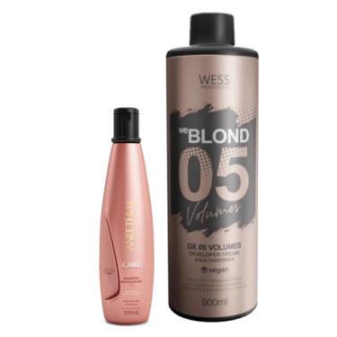 Imagem de Aneethun Shampoo Care System 300ml + Wess ox 5 Vol. 900ml