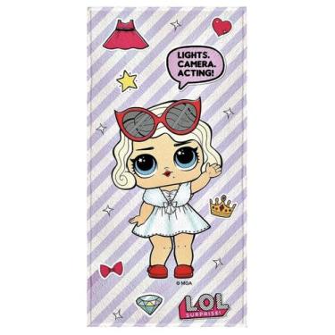 Imagem de Toalha de banho felpuda personagem 0,60x1,20 lol lepper