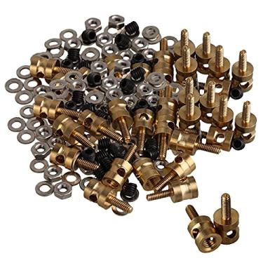 Imagem de Mxfans Diameter 2mm RC Adjustable Pushrod Connector Linkage Stoppers for RC Airplane Boat Model Pack of 40
