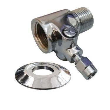 Imagem de Adaptador T Registro Purificador Água Latina +Canopla - 24 Horas Filtr