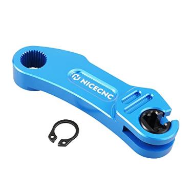 Imagem de NICECNC Cabo extrator de embreagem de alumínio compatível com Yamaha Raptor 700 YFM700R 2006 2007 2008 2014, Raptor 700R YFM700R 2011 2012 2013 2015 2016 2017 2018 2019 2020 -2024 Azul