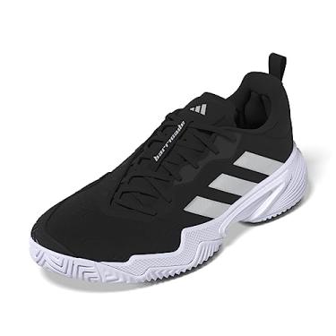 Imagem de adidas Tênis feminino Barricade, Core Black/Silver Metallic/White, 38