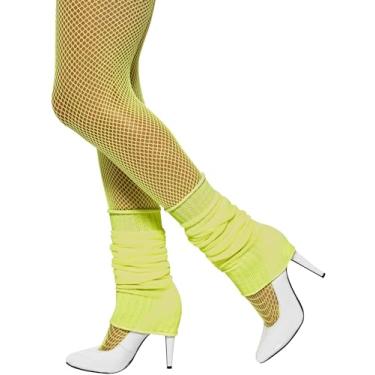 Imagem de Polainas unissex adulto Smiffy's, Amarelo, tamanho nico