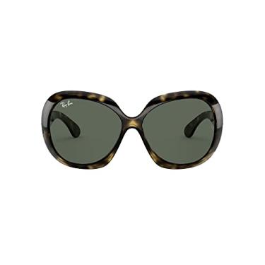 Imagem de Óculos de sol feminino Ray-Ban RB4098 Jackie Ohh II Butterfly, Havana claro/verde escuro, 60 mm