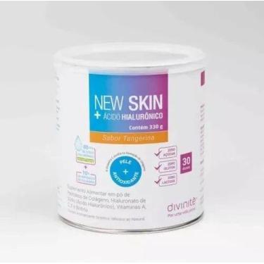 Imagem de New Skin Lata Ac Hial Tangerina 330G - Nutracosmeticos Do Brasil Ind E