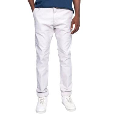 Imagem de Calça Sarja Masculina Fatal Slim Branco Gelo 30126 Branca