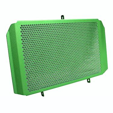 Imagem de Acc-Creativity Protetor de grade do radiador CNC para motocicleta compatível com Kawasaki Z800 Z750 Ninja1000 Z1000SX Versy (verde)