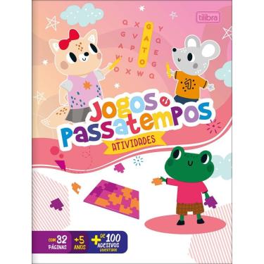 Imagem de Cartilha De Atividades Jogos E Passatempos 16 Folhas Tilibra