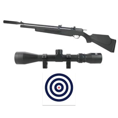 Imagem de Carabina Pressão Pcp Pr900s Polímero 5,5+luneta 3-9x40Alvos