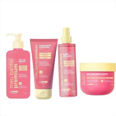 Imagem de Kit Labotrat Banho Premium Belle Pink Gel Banho+hidr+esfo+splash