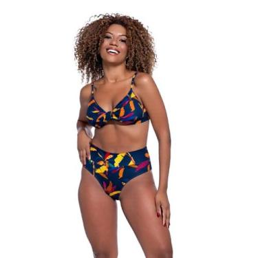 Imagem de Biquíni Estampado Feminino Hot Pant Bojo Top Com Abotoador - HYPE MODA
