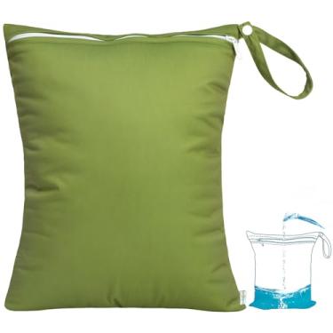 Imagem de babygoal Bolsa Impermeável Para Roupas De Banho, Reutilizável Viagem, Armazenamento Alimentos, Carrinho Bebê, Creche, Fraldas Bebês, Ioga, Praia, Piscina,