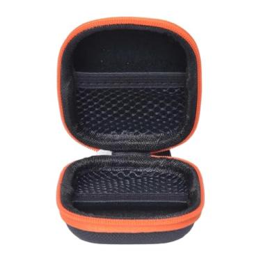 Imagem de predolo Estojo organizador portátil para transporte de óleos essenciais, leve, para 6 frascos, rolos de 5ml, bolsa à prova de poeira para armazenamento de, Laranja