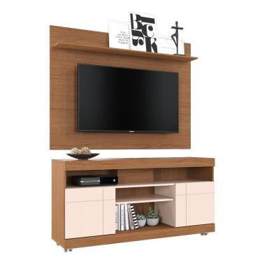 Imagem de Rack Bancada Yara Com Painel Maia Freijó-off White Para Até 55? - Colibri Freijó-off White