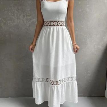 Imagem de Vestido com renda - RL MODAS , Branco, U