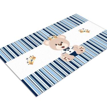 Imagem de Tapete Infantil Ursinho Príncipe 60 X 120 Antiderrapante - Style Brazi