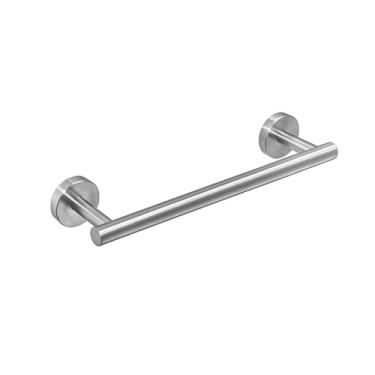 Imagem de Conjunto de banheiro preto dourado - Suporte para toalhas de aço inoxidável - Kit de ferragens com 5 peças, aço inoxidável, barra