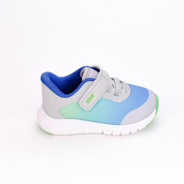 Imagem de TENIS KIDY EQUILIBRIO CINZA CLARO/AZUL/VERDE Kidy