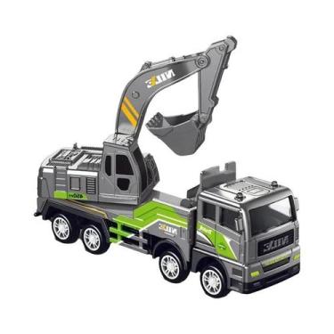 Imagem de Brinquedos De Liga Metálica Para Meninos, Escavadeira, Trator, Modelo 