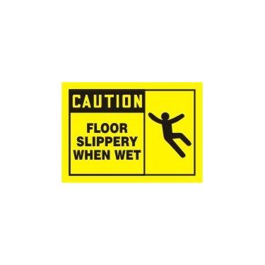 Imagem de Piso escorregadio quando molhado (W/Graphic) Placa de policarbonato .125