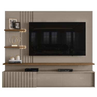 Imagem de Painel Suspenso Tv 65 Pol 3P 200 cm Atena Fend Naturale MADETEC